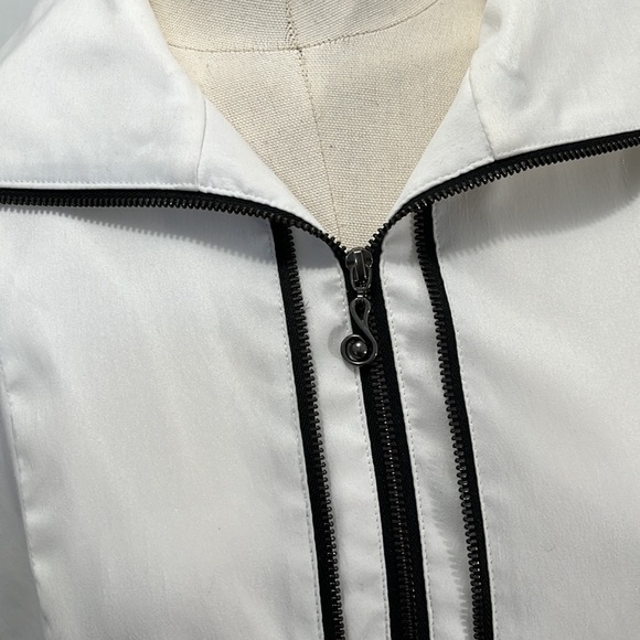 Samuel Dong white coat dress size small - Picture 5 of 10